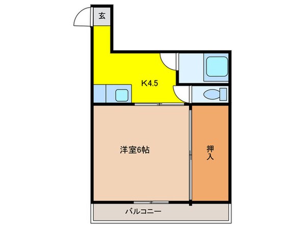 ハイツハイライフの物件間取画像